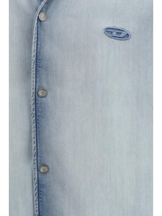 26SS 디젤 긴팔 셔츠 A23857068WF 01 LIGHT BLUE - DIESEL