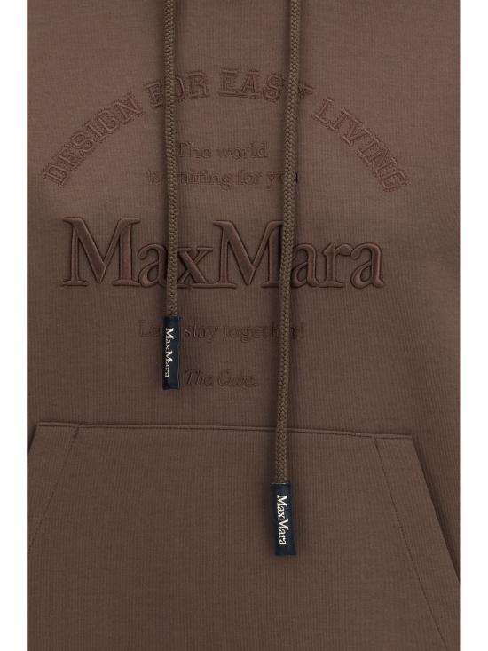 26SS 에스막스마라 후드 티셔츠 2619921021600 004 BROWN - 'S MAX MARA