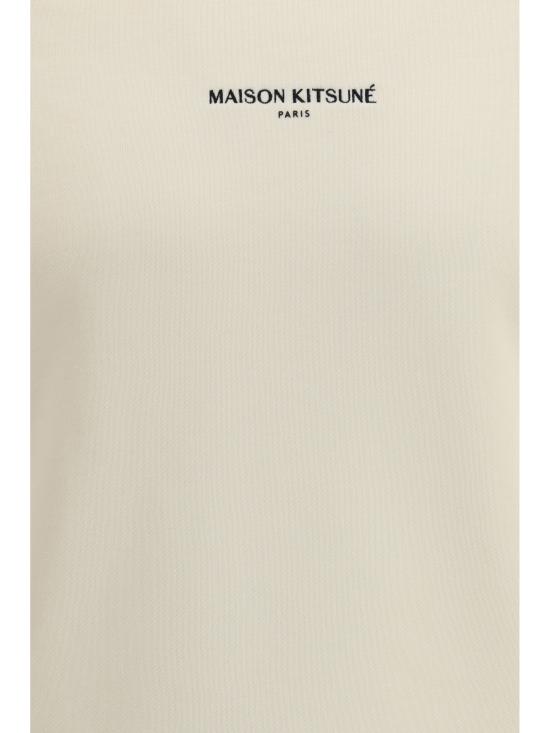 26SS 메종키츠네 후드 티셔츠 QM00300KM0341 0063 BEIGE - MAISON KITSUNE