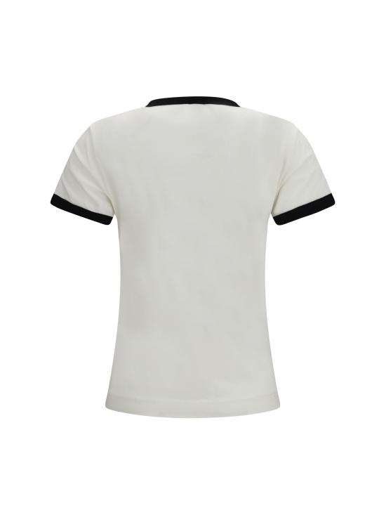 26SS 핑코 반팔 티셔츠 106902A3C2 ZZ1 WHITE - PINKO