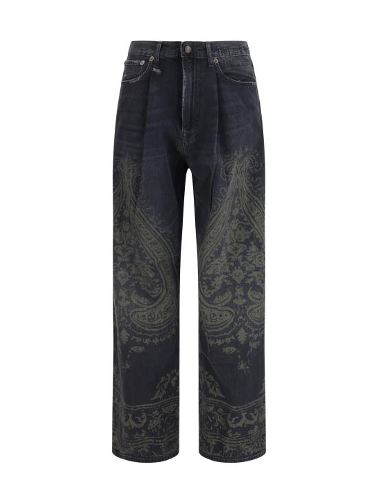 26SS 알13 데님 팬츠 R13W3147 D441B BLACK