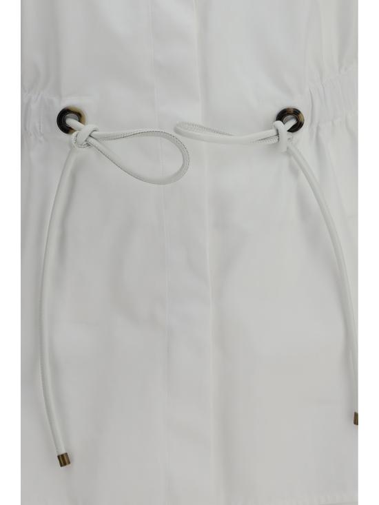 26SS 막스마라 Tazzina 드로스트링 셔츠 2611111052600 001 WHITE - MAX MARA