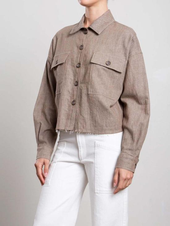  파라오 블라우스 이지 린넨 트윌 셔츠 - PHARAOH