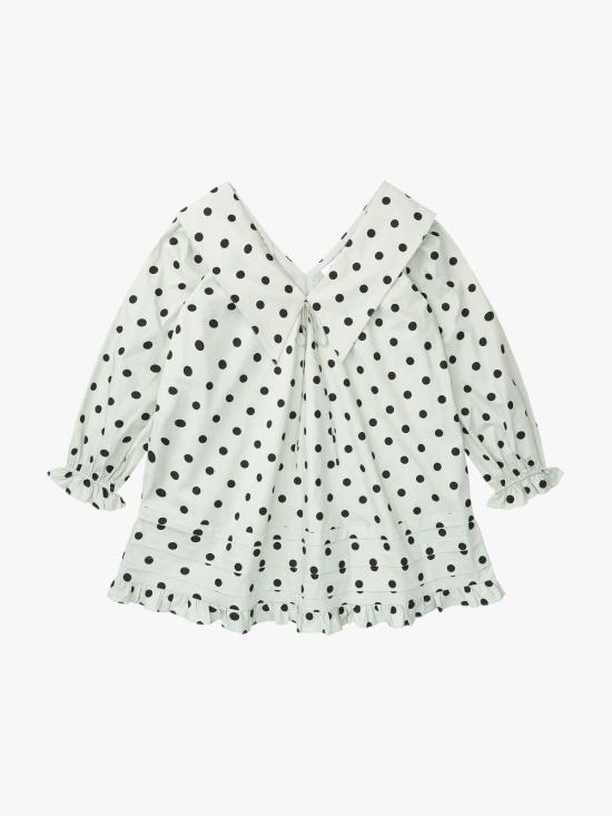  Lisa Says Gah 숏 원피스 리사 세이즈 가 민트 칩 도트 리 드레스 - OTHER BRANDS