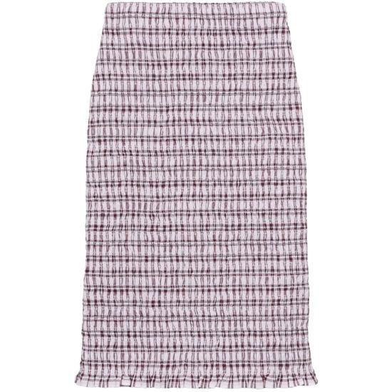  프라다 미디 스커트 스커트 핑크/퍼플