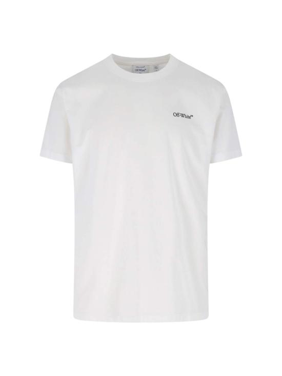  오프화이트 반팔 티셔츠 로고 티셔츠 화이트