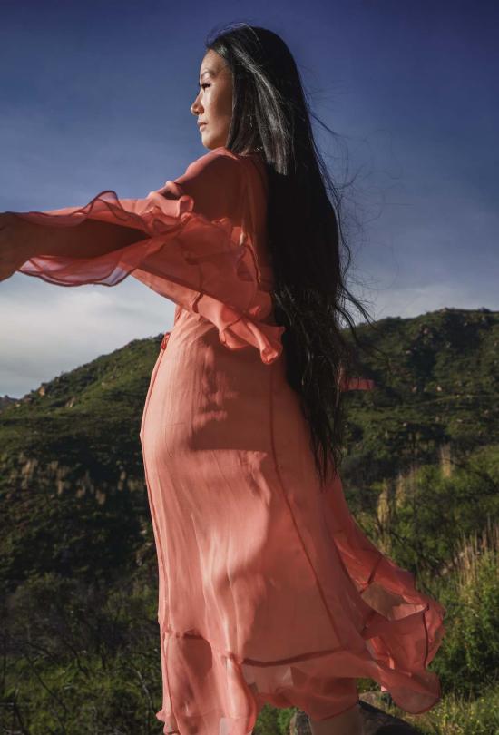  My Store 라운지 웨어 내 가게 석양 연꽃 하늘의 여사제 로브