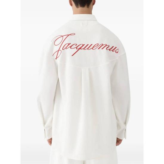  자크뮈스 긴팔 셔츠 뉴트럴 - JACQUEMUS