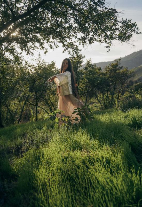  My Store 라운지 웨어 내 가게 진주 사원의 시종 기모노 - SONG OF THE SERPENTS