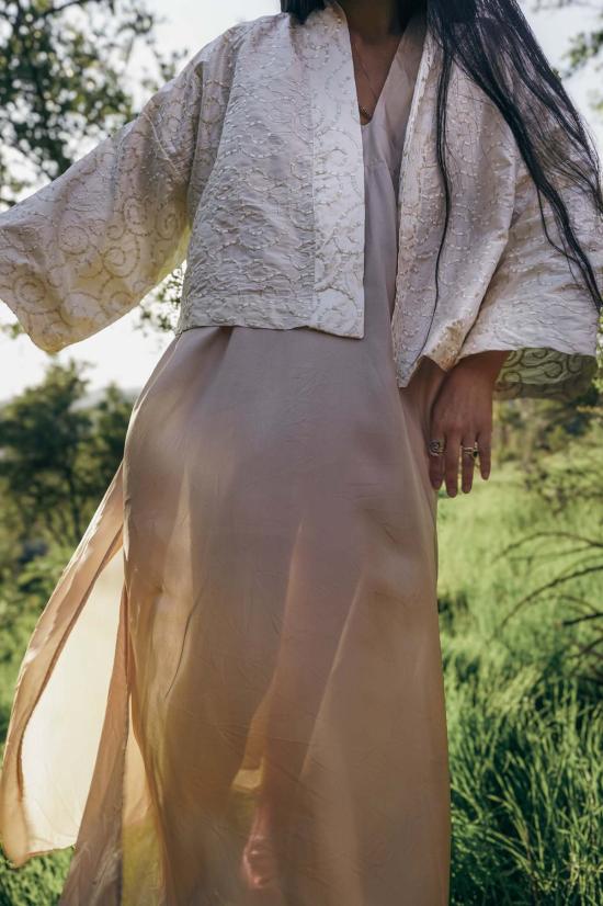  My Store 라운지 웨어 내 가게 진주 사원의 시종 기모노 - SONG OF THE SERPENTS