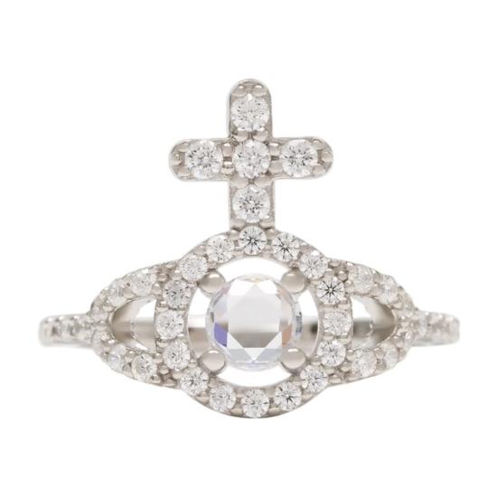 26SS 비비안웨스트우드 반지 6402001K 01P102 P102 silver - VIVIENNE WESTWOOD