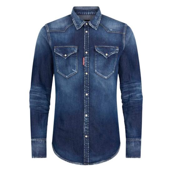  디스퀘어드2 데님 셔츠 Dsquared2  블루