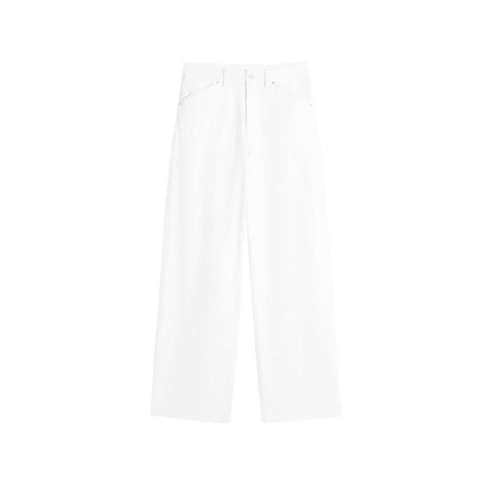  르메르 데님 팬츠 팬츠 진 화이트