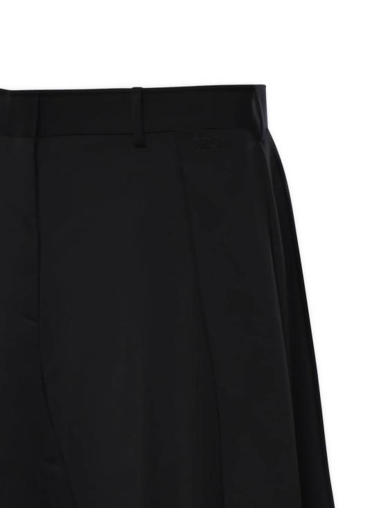  로에베 스트레이트 팬츠 울 팬츠 블랙 - LOEWE