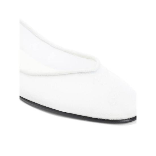  자크뮈스 플랫 슈즈 화이트 - JACQUEMUS