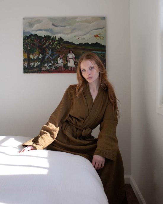  Honest Cotton 라운지 웨어 어니스트 코튼 코튼 로브