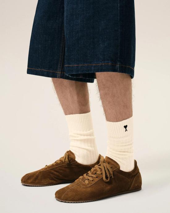 26SS 아미 스몰 하트 로고 삭스 USC611AK0007 150 - AMI