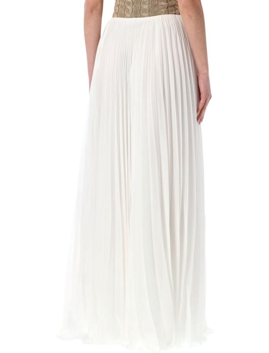 26SS 랄프 로렌 미디 스커트 290P13056 001 Bianco - RALPH LAUREN