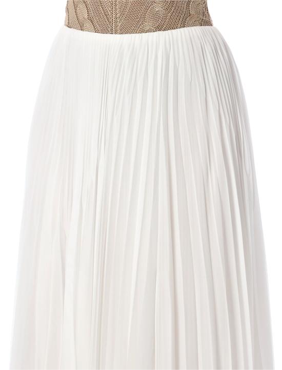 26SS 랄프 로렌 미디 스커트 290P13056 001 Bianco - RALPH LAUREN