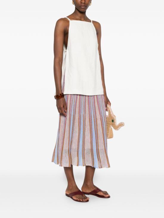 26SS 포르테포르테 미디 스커트 14942 MYSKIRTBRONZE Brown - FORTE FORTE