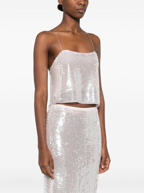 26SS 포르테포르테 민소매 티셔츠 14895 MYTOPCHARME Silver - FORTE FORTE