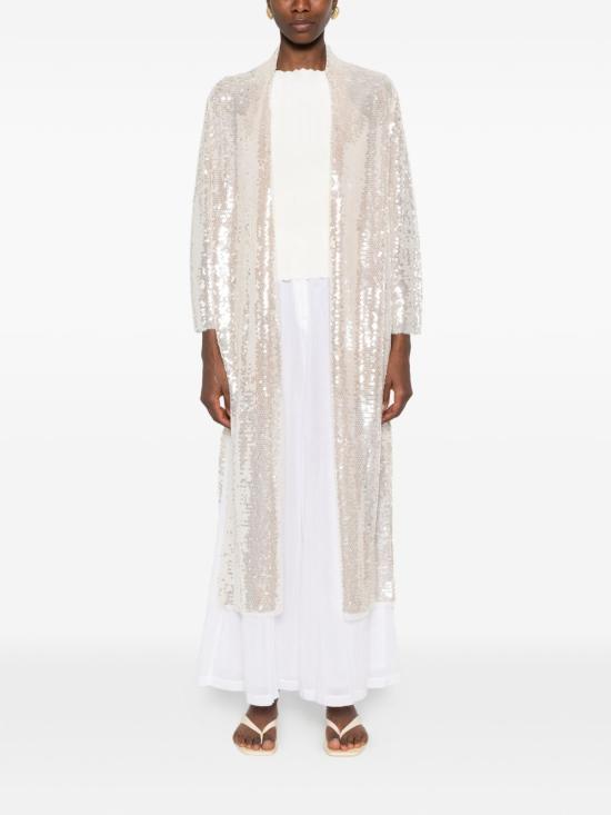 26SS 포르테포르테 코트 14949 MYCOATCRYSTAL White - FORTE FORTE