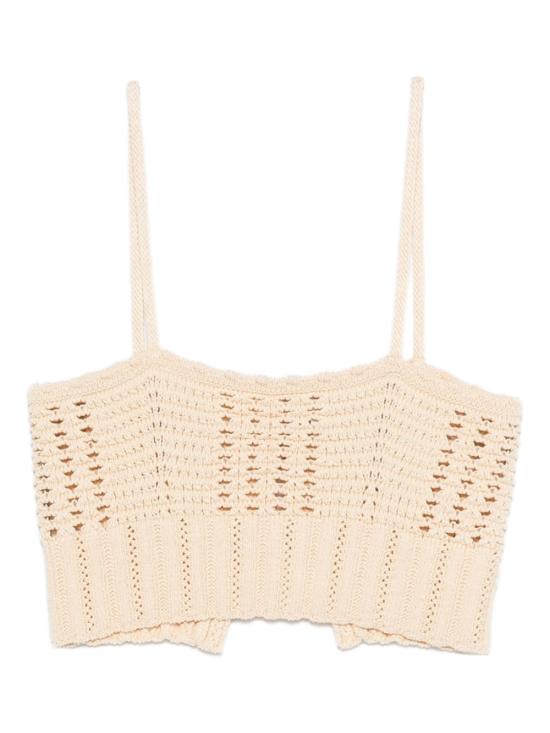 26SS 포르테포르테 민소매 티셔츠 14938 MYKNITBUTTER Beige