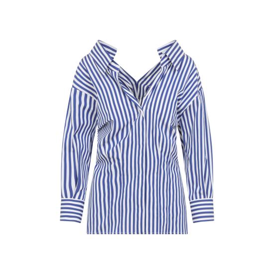 26SS 지방시 셔츠 BW61JH16CN 977 ELECTRIC BLUE WHITE - GIVENCHY