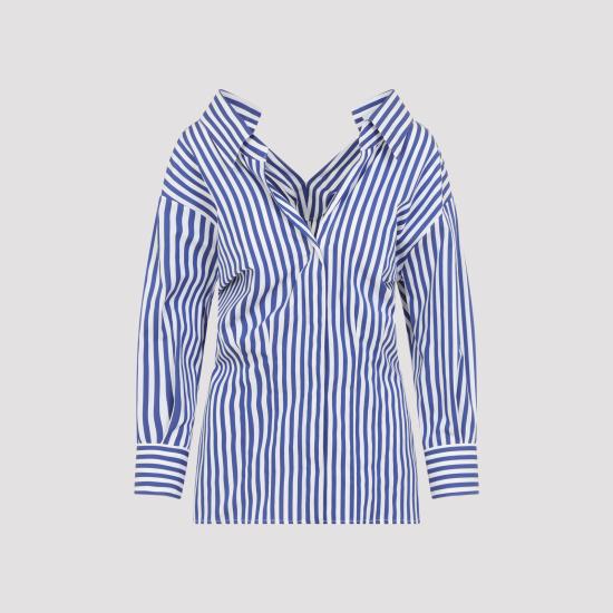 26SS 지방시 셔츠 BW61JH16CN 977 ELECTRIC BLUE WHITE - GIVENCHY