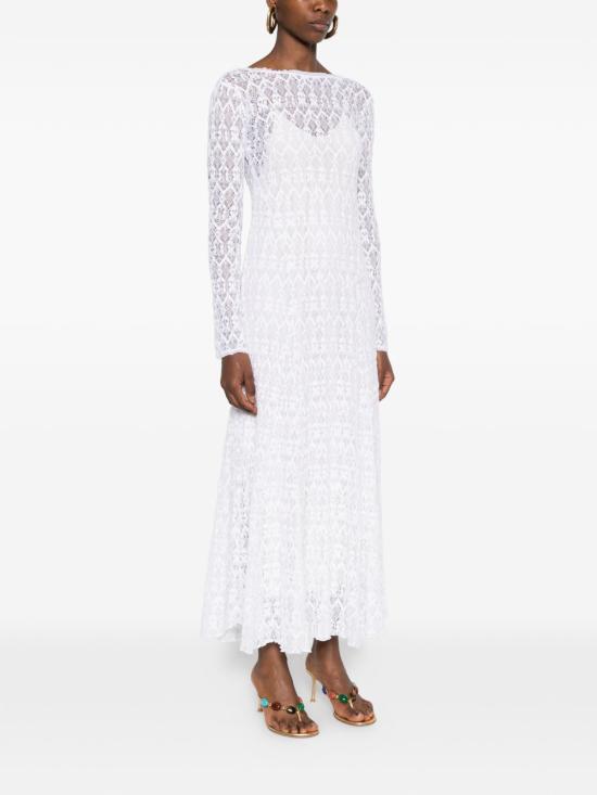 26SS 포르테포르테 롱 원피스 14896 MYDRESSCRYSTAL White - FORTE FORTE