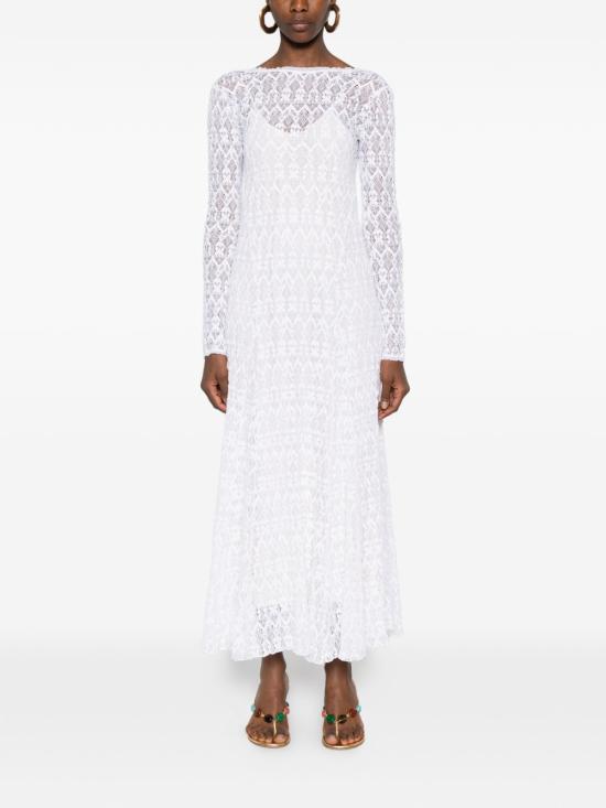 26SS 포르테포르테 롱 원피스 14896 MYDRESSCRYSTAL White - FORTE FORTE