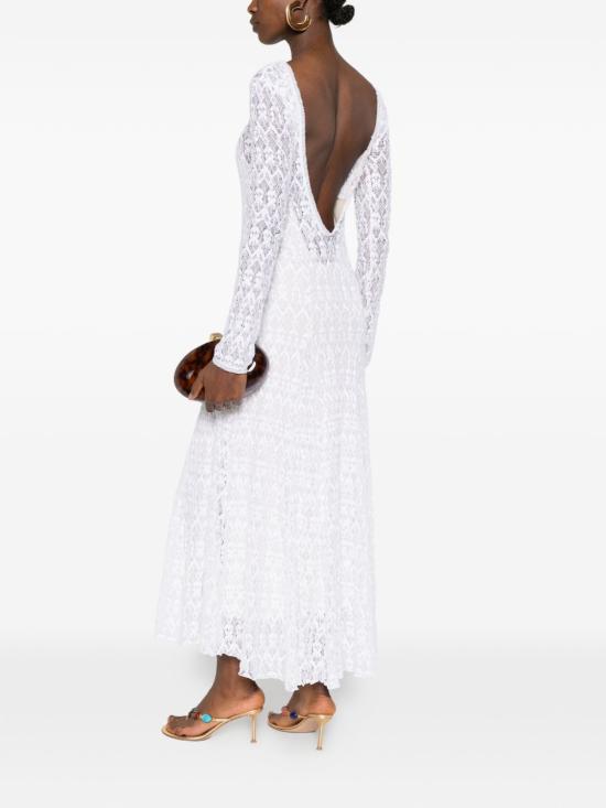 26SS 포르테포르테 롱 원피스 14896 MYDRESSCRYSTAL White - FORTE FORTE