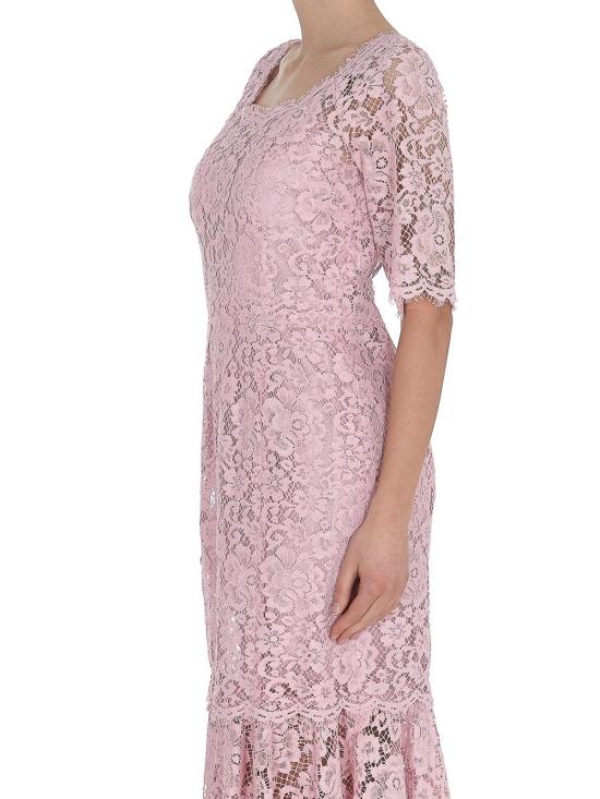  돌체앤가바나 미디 스커트 F6YM8THLMEAF0441 Pink - DOLCE & GABBANA