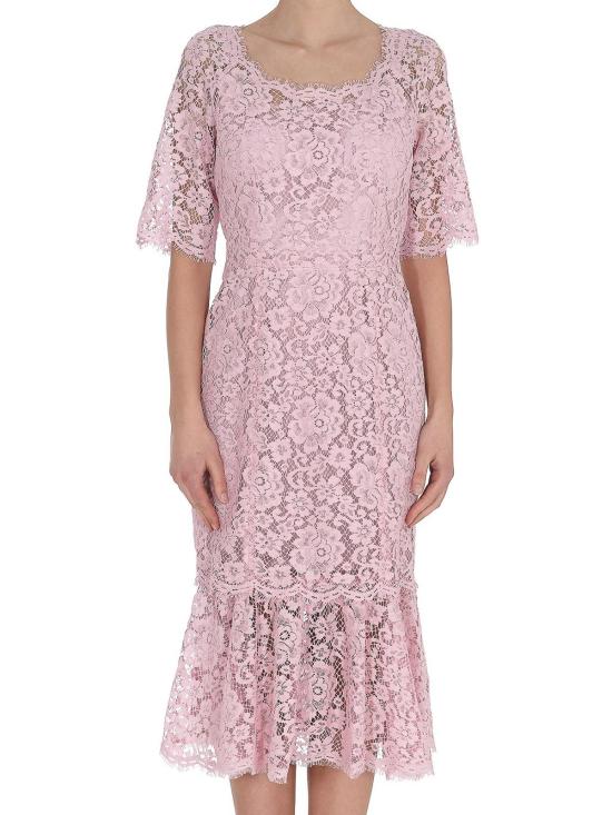  돌체앤가바나 미디 스커트 F6YM8THLMEAF0441 Pink - DOLCE & GABBANA
