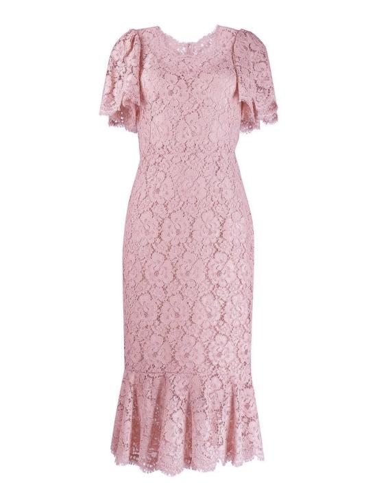  돌체앤가바나 미디 스커트 F6YM8THLMEAF0441 Pink