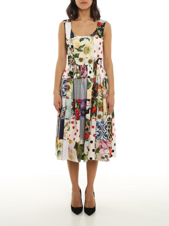  돌체앤가바나 미디 원피스 F6N0BTGDY45S9000 Multicolour - DOLCE & GABBANA