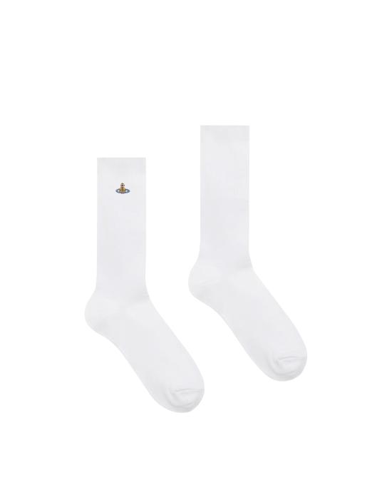26SS 비비안웨스트우드 양말 8104000C K006P A401 BIANCO - VIVIENNE WESTWOOD