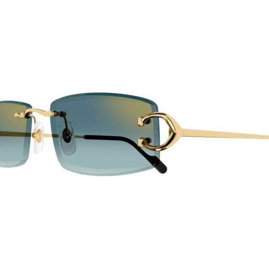 26SS 까르띠에 선글라스 CT0465S 003 GOLD GOLD GREEN - CARTIER