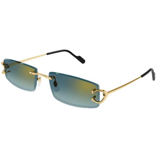 26SS 까르띠에 선글라스 CT0465S 003 GOLD GOLD GREEN