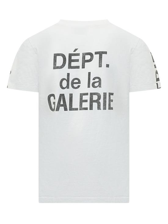 26SS 갤러리 디파트먼트 반팔 티셔츠 TOP038 CLEAN WHITE DOM - GALLERY DEPT