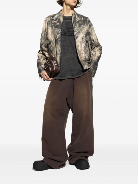 26SS 디젤 반팔 티셔츠 A19545 0HGBX 9XXA BLACK DOM - DIESEL