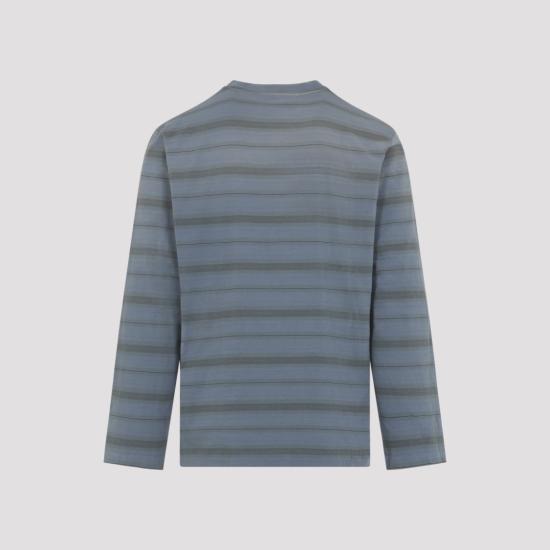 26SS 아워레가시 박스 롱슬리브 스프레이 페이드 고스트 스트라이프 M2266BS BLUE DOM - OUR LEGACY