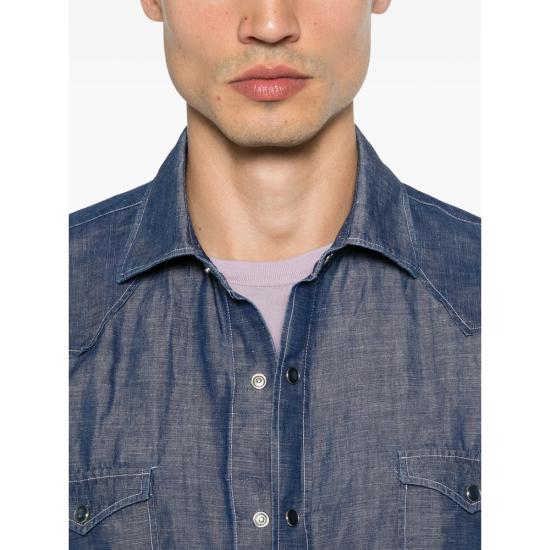 26SS 발바 셔츠 54251 0001 BLUE - BARBA