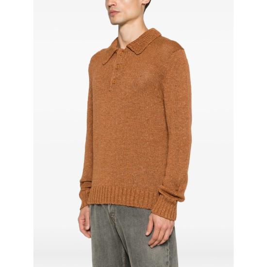 26SS 선플라워 폴로 티셔츠 3080 LINEN LGBRO BROWN - SUNFLOWER