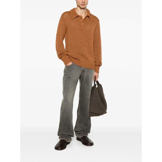 26SS 선플라워 폴로 티셔츠 3080 LINEN LGBRO BROWN - SUNFLOWER