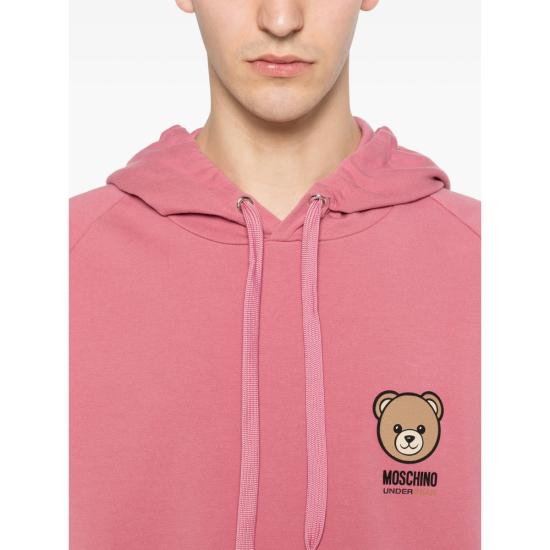 26SS 모스키노 후드 티셔츠 4409 A1705 0182 PINK - MOSCHINO