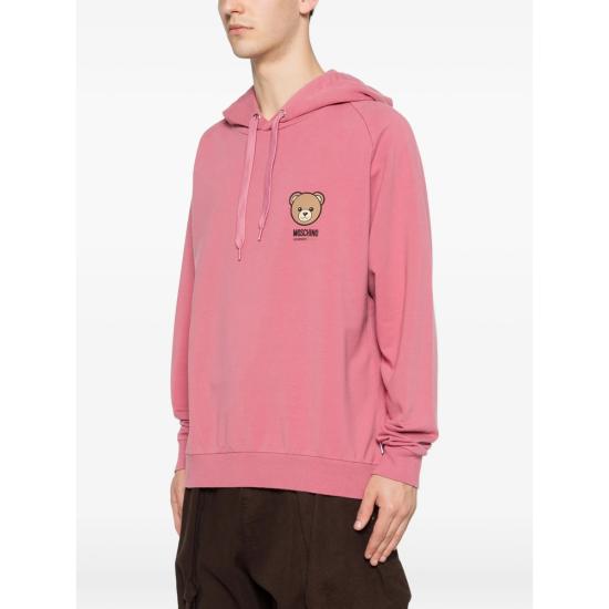 26SS 모스키노 후드 티셔츠 4409 A1705 0182 PINK - MOSCHINO