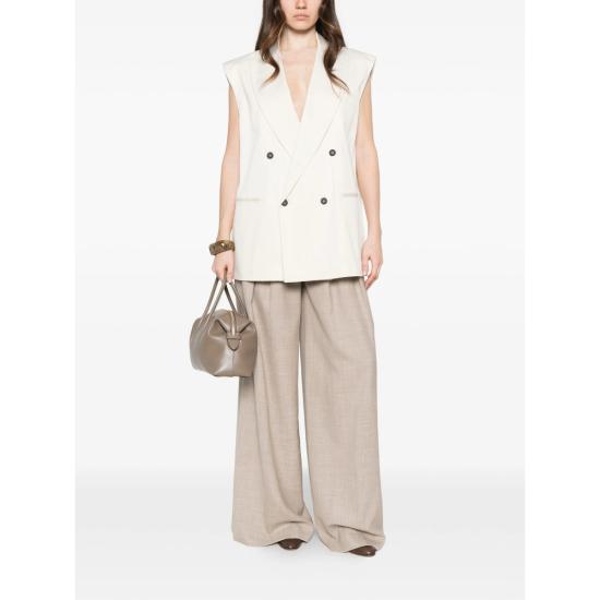 26SS 베르위치 팔라초 팬츠 IP184U NINA PLEAT BEIGE NEUTRALS - BERWICH