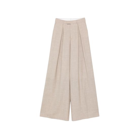 26SS 베르위치 팔라초 팬츠 IP184U NINA PLEAT BEIGE NEUTRALS