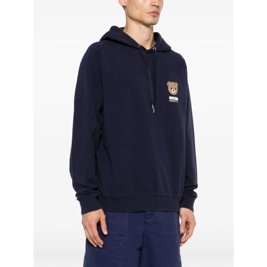 26SS 모스키노 후드 티셔츠 4409 A1705 0290 BLUE - MOSCHINO